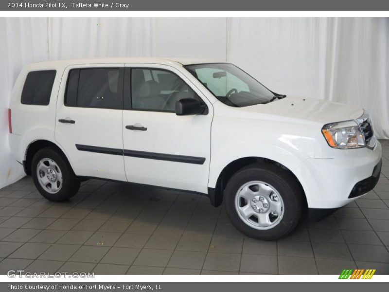 Taffeta White / Gray 2014 Honda Pilot LX