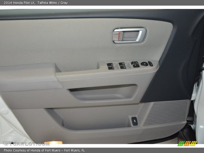 Taffeta White / Gray 2014 Honda Pilot LX