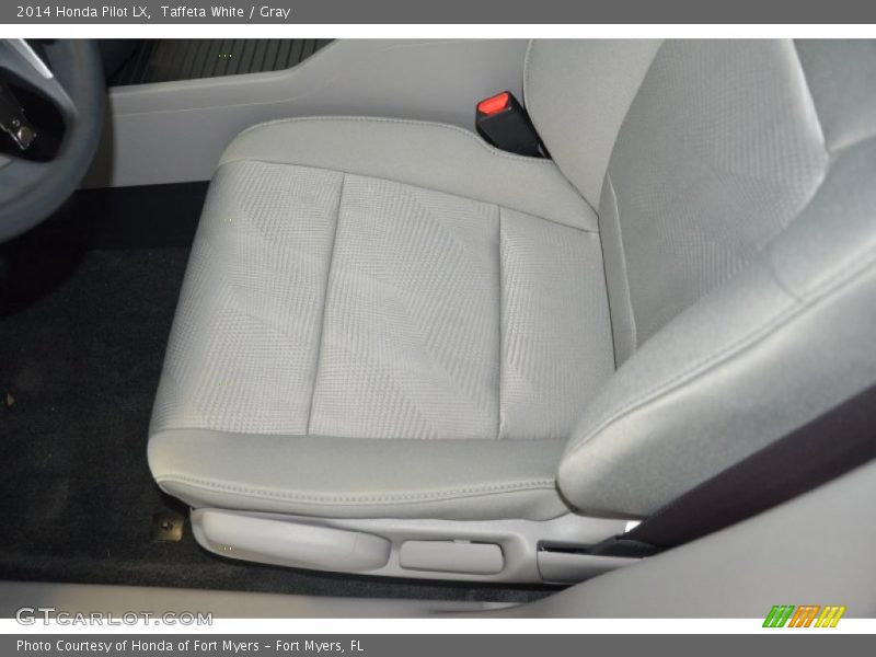 Taffeta White / Gray 2014 Honda Pilot LX