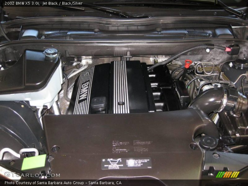 Jet Black / Black/Silver 2002 BMW X5 3.0i