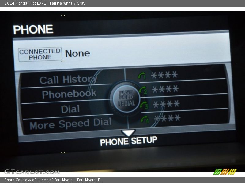 Taffeta White / Gray 2014 Honda Pilot EX-L