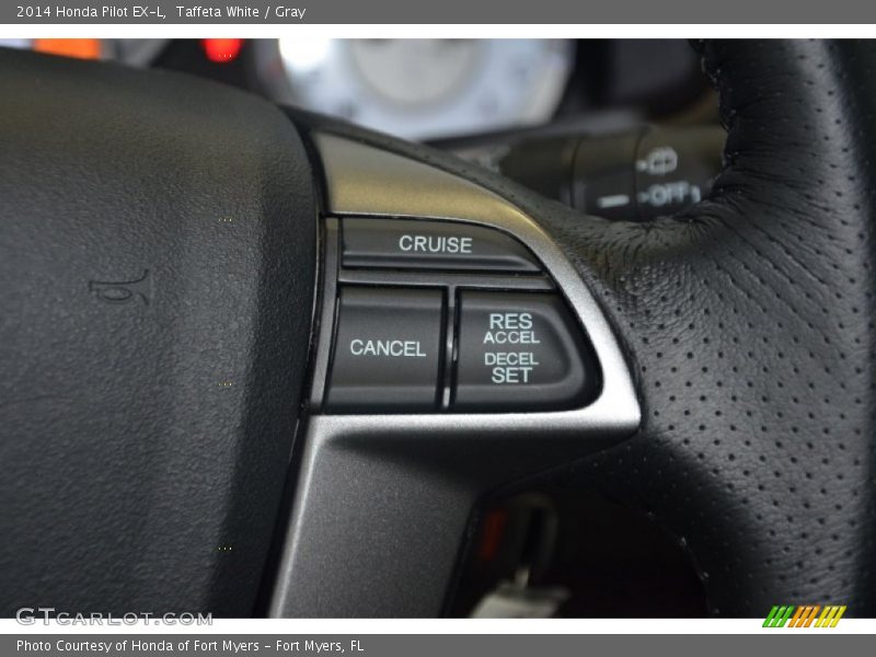 Taffeta White / Gray 2014 Honda Pilot EX-L