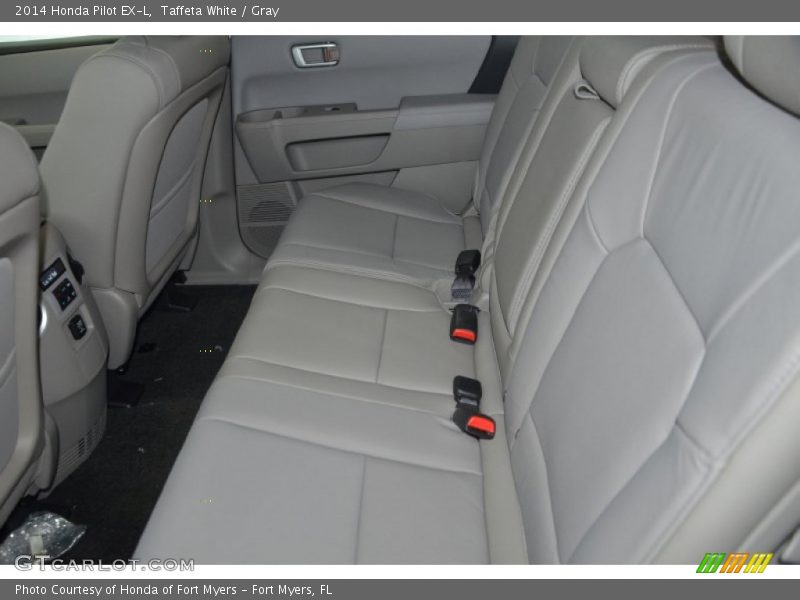 Taffeta White / Gray 2014 Honda Pilot EX-L