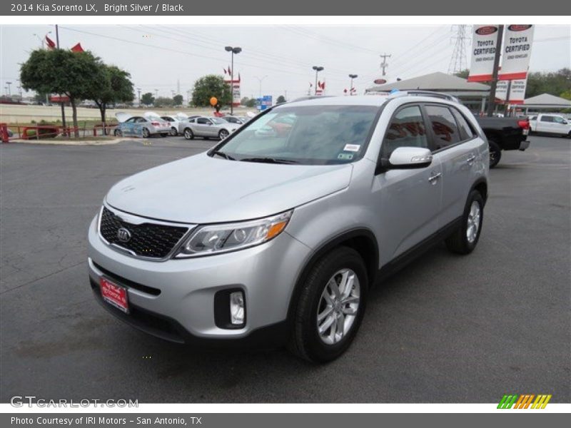 Bright Silver / Black 2014 Kia Sorento LX
