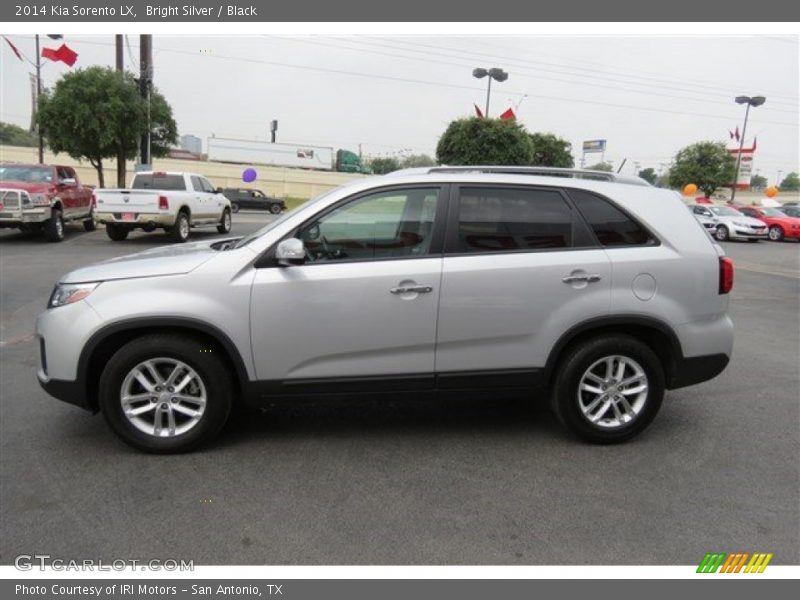 Bright Silver / Black 2014 Kia Sorento LX