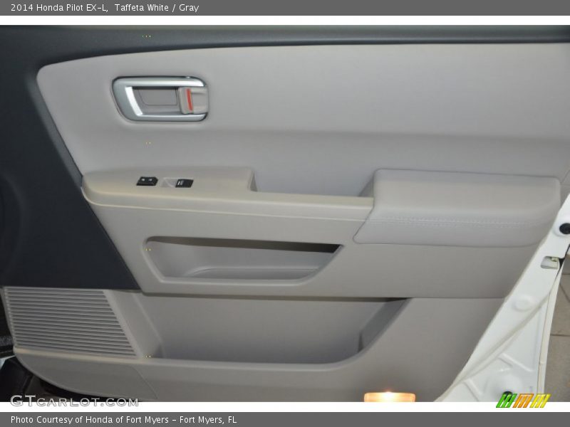 Taffeta White / Gray 2014 Honda Pilot EX-L