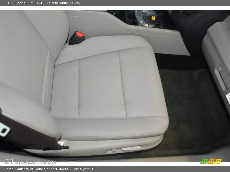Taffeta White / Gray 2014 Honda Pilot EX-L