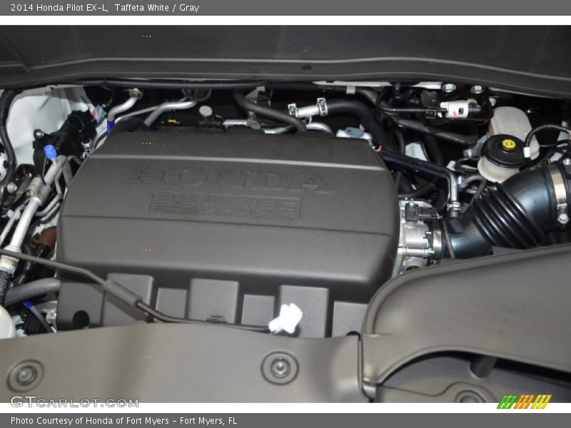 Taffeta White / Gray 2014 Honda Pilot EX-L