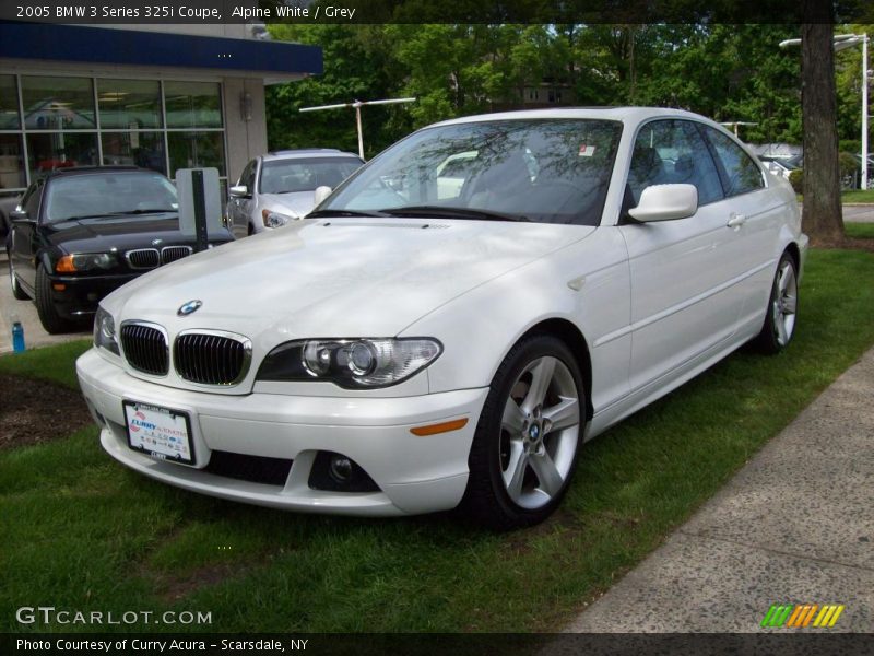 Alpine White / Grey 2005 BMW 3 Series 325i Coupe