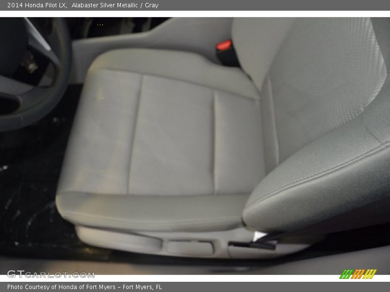 Alabaster Silver Metallic / Gray 2014 Honda Pilot LX