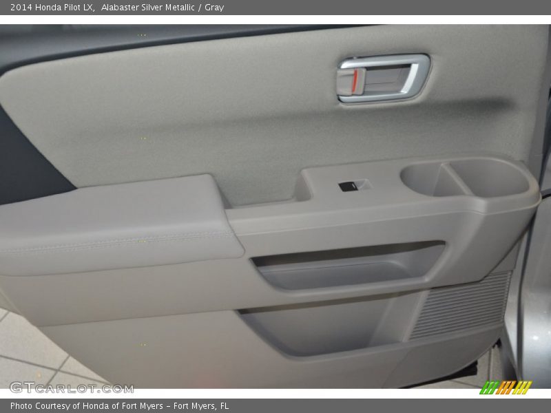 Alabaster Silver Metallic / Gray 2014 Honda Pilot LX