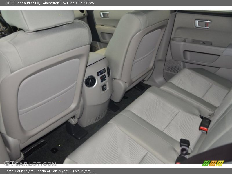 Alabaster Silver Metallic / Gray 2014 Honda Pilot LX