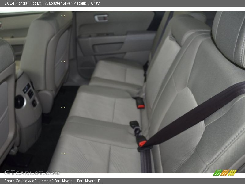 Alabaster Silver Metallic / Gray 2014 Honda Pilot LX
