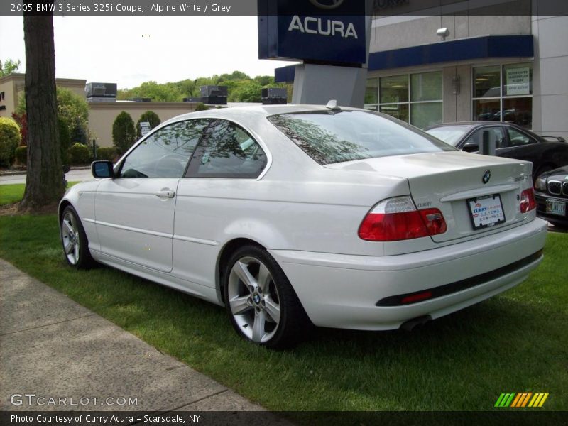 Alpine White / Grey 2005 BMW 3 Series 325i Coupe