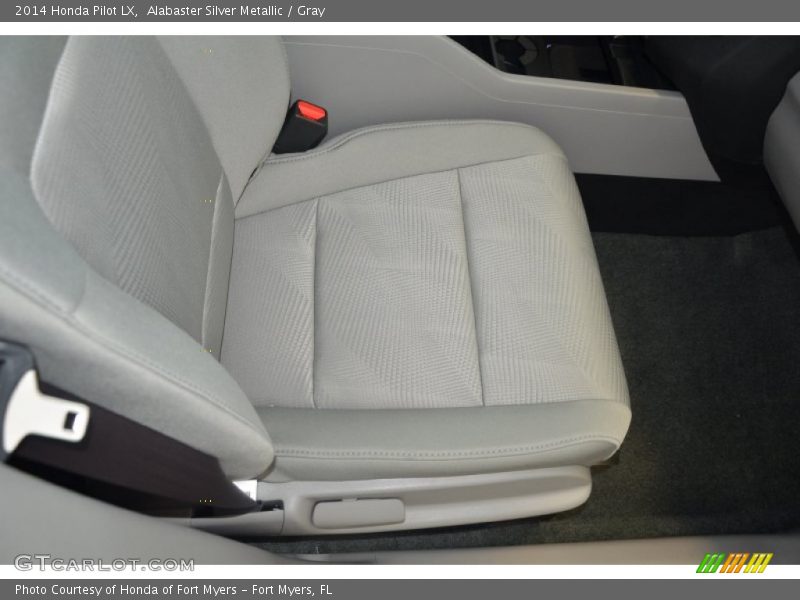 Alabaster Silver Metallic / Gray 2014 Honda Pilot LX
