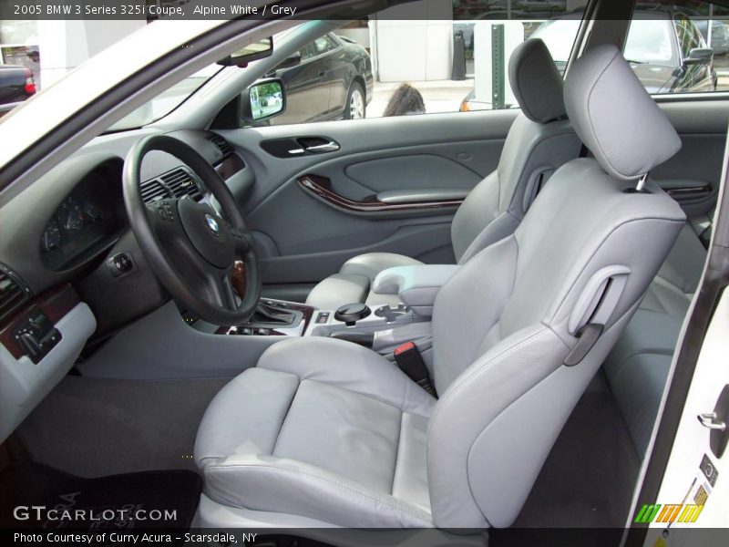 Alpine White / Grey 2005 BMW 3 Series 325i Coupe
