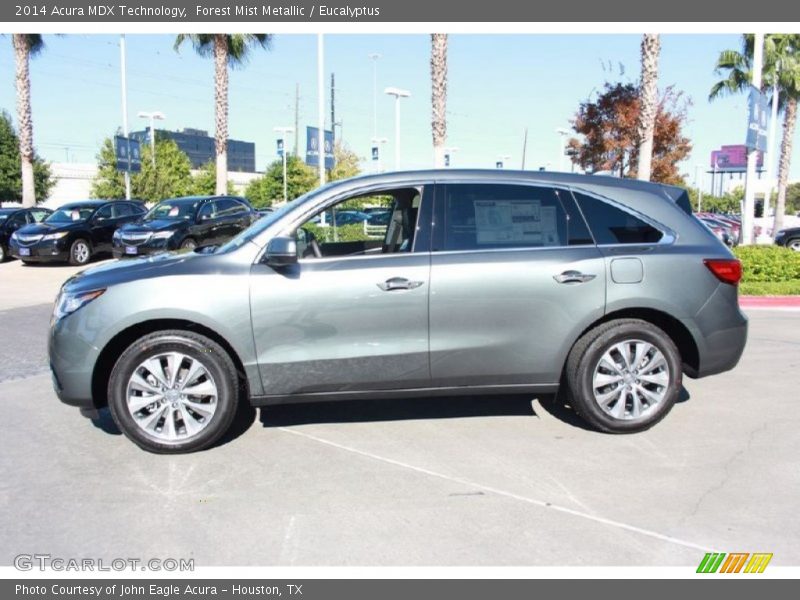 Forest Mist Metallic / Eucalyptus 2014 Acura MDX Technology