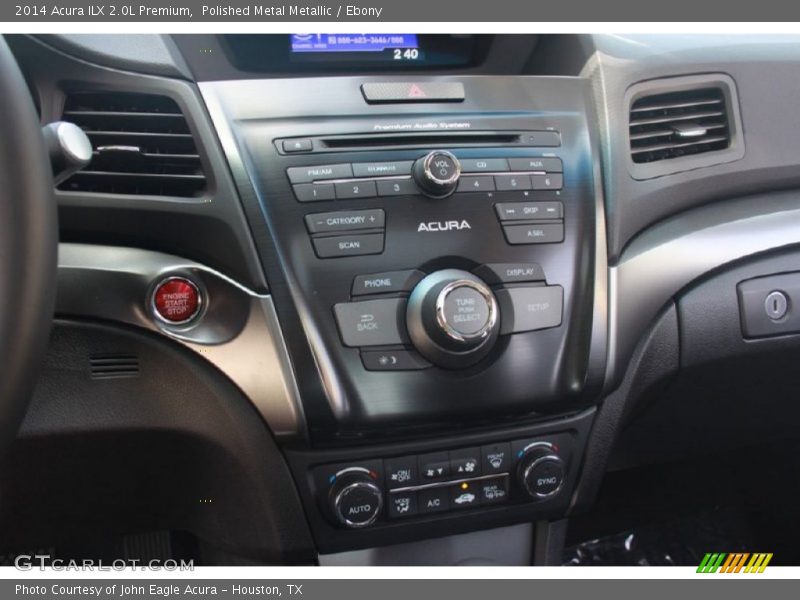 Polished Metal Metallic / Ebony 2014 Acura ILX 2.0L Premium