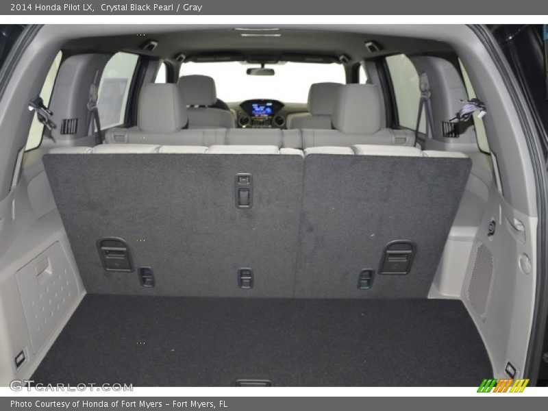 Crystal Black Pearl / Gray 2014 Honda Pilot LX