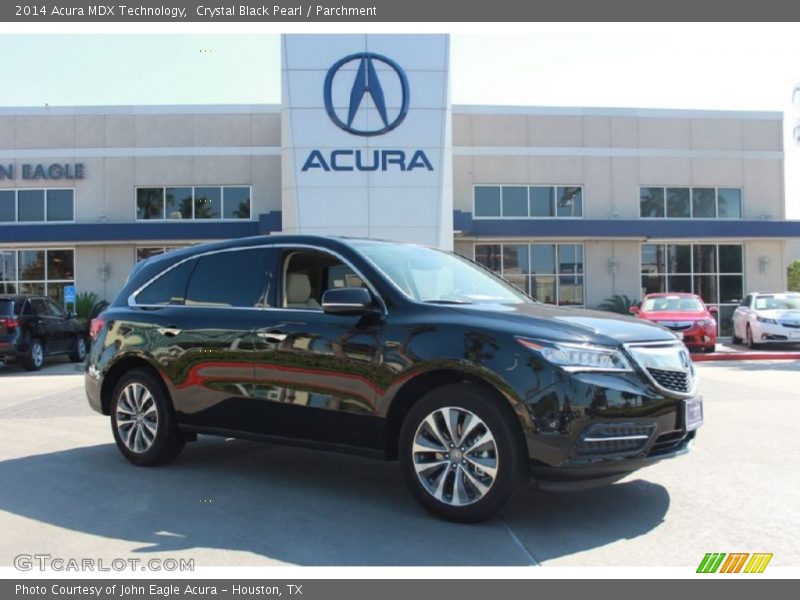 Crystal Black Pearl / Parchment 2014 Acura MDX Technology
