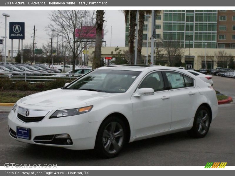 Bellanova White Pearl / Parchment 2014 Acura TL Advance