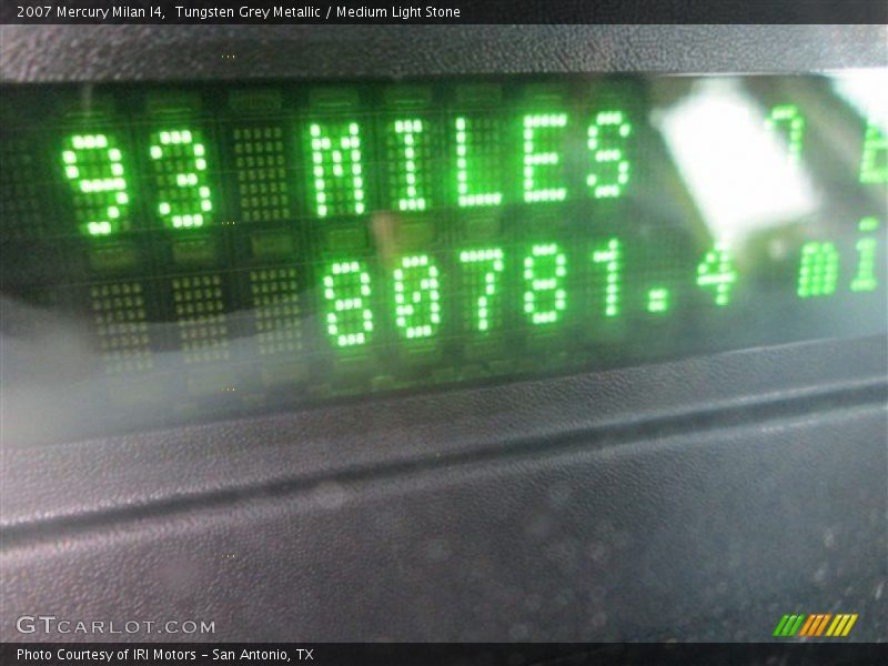Tungsten Grey Metallic / Medium Light Stone 2007 Mercury Milan I4