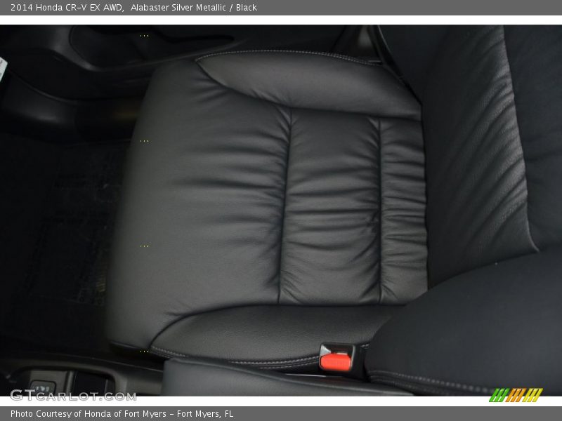 Alabaster Silver Metallic / Black 2014 Honda CR-V EX AWD