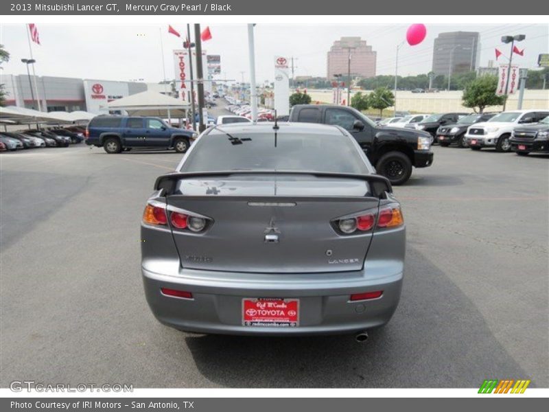 Mercury Gray Pearl / Black 2013 Mitsubishi Lancer GT