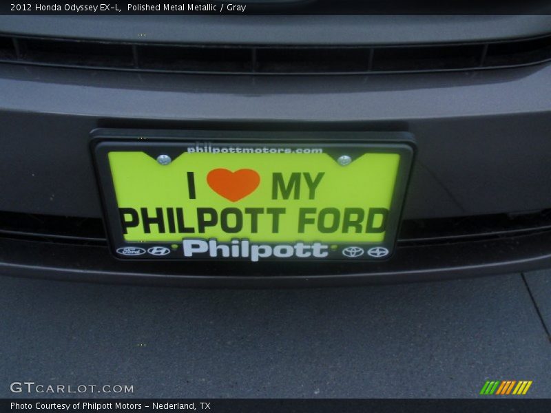 Polished Metal Metallic / Gray 2012 Honda Odyssey EX-L