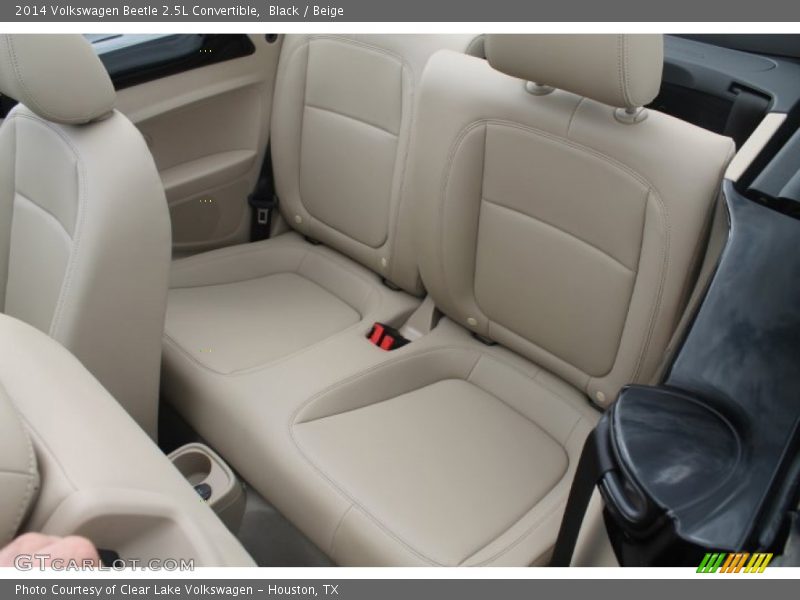 Black / Beige 2014 Volkswagen Beetle 2.5L Convertible