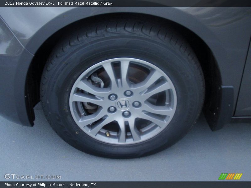 Polished Metal Metallic / Gray 2012 Honda Odyssey EX-L
