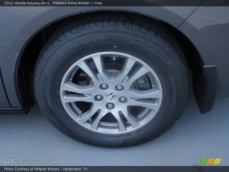 Polished Metal Metallic / Gray 2012 Honda Odyssey EX-L