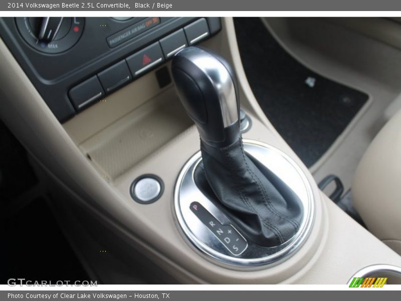 Black / Beige 2014 Volkswagen Beetle 2.5L Convertible