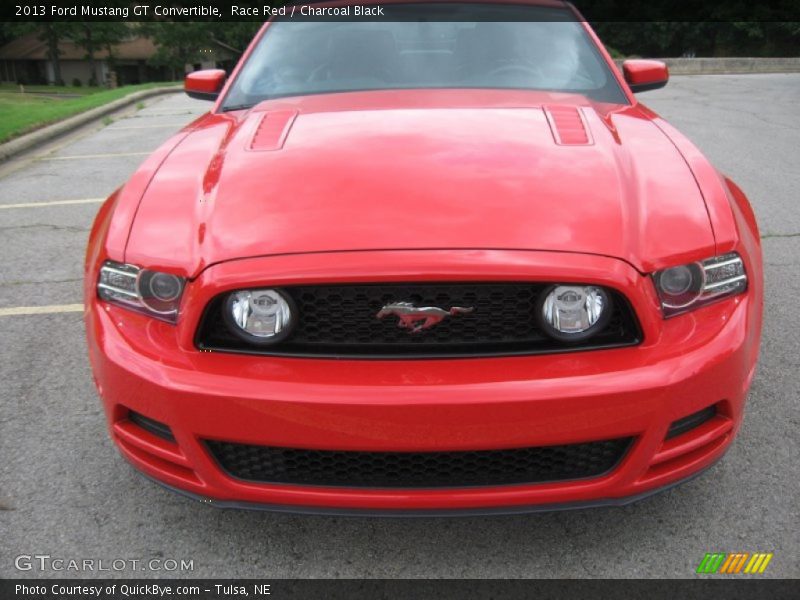 Race Red / Charcoal Black 2013 Ford Mustang GT Convertible