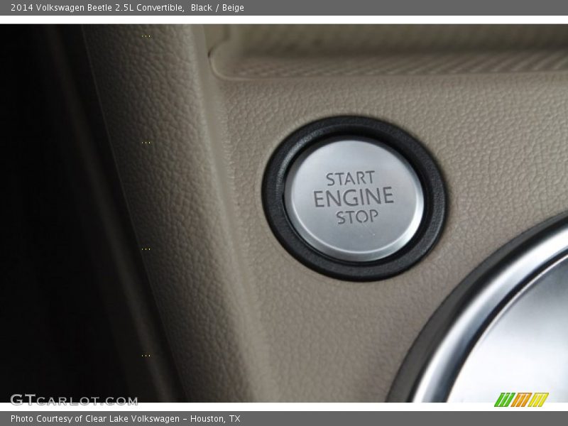 Black / Beige 2014 Volkswagen Beetle 2.5L Convertible