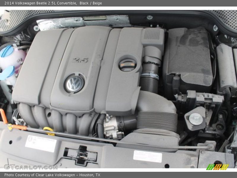 Black / Beige 2014 Volkswagen Beetle 2.5L Convertible