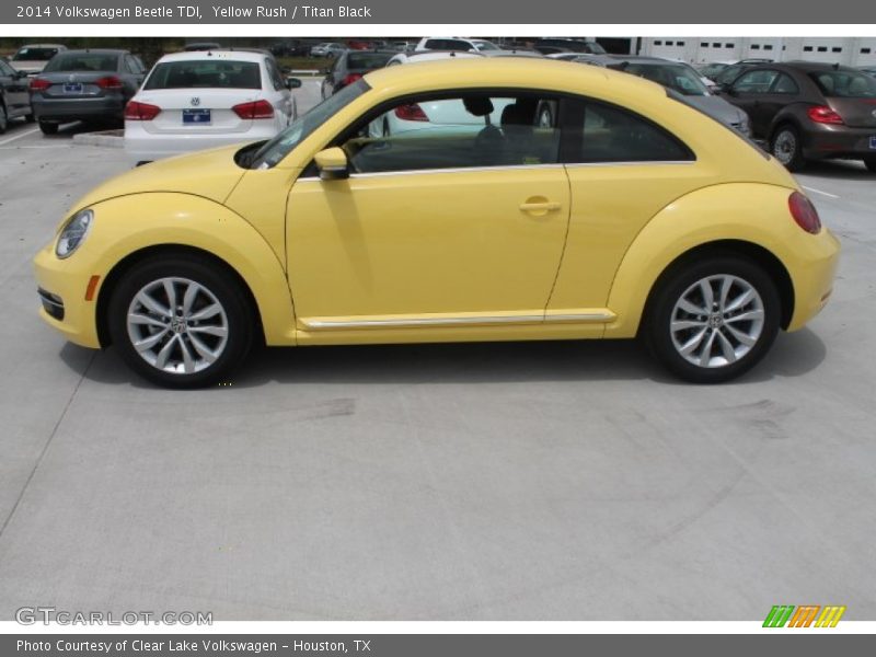  2014 Beetle TDI Yellow Rush