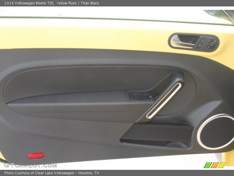 Yellow Rush / Titan Black 2014 Volkswagen Beetle TDI