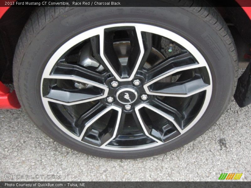 Race Red / Charcoal Black 2013 Ford Mustang GT Convertible
