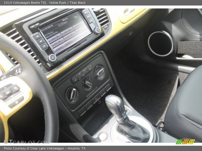 Yellow Rush / Titan Black 2014 Volkswagen Beetle TDI