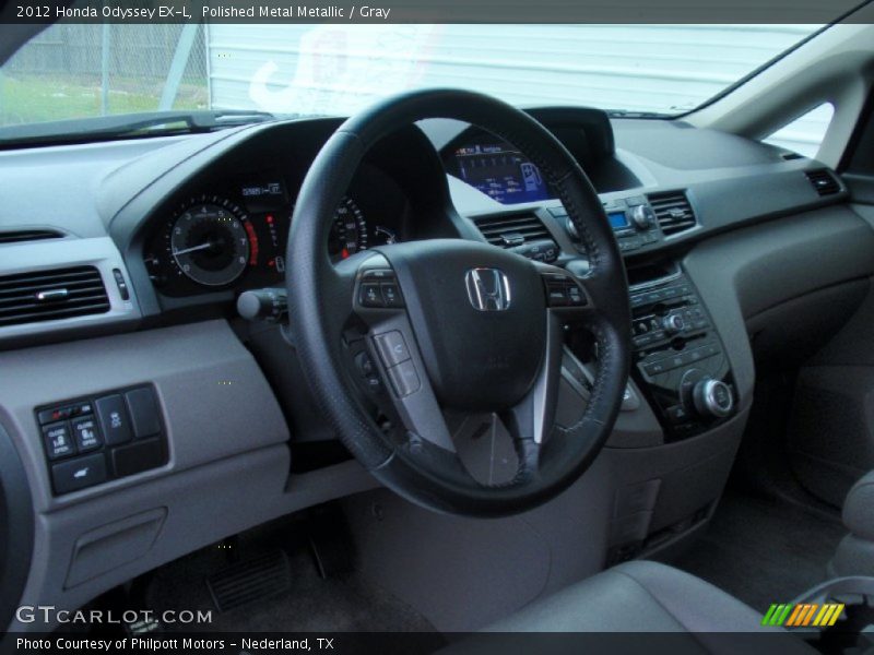 Polished Metal Metallic / Gray 2012 Honda Odyssey EX-L