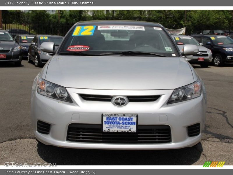 Classic Silver Metallic / Dark Charcoal 2012 Scion tC