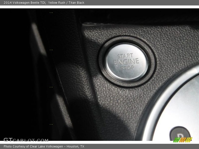 Yellow Rush / Titan Black 2014 Volkswagen Beetle TDI