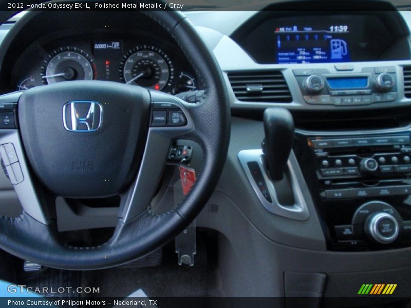 Polished Metal Metallic / Gray 2012 Honda Odyssey EX-L