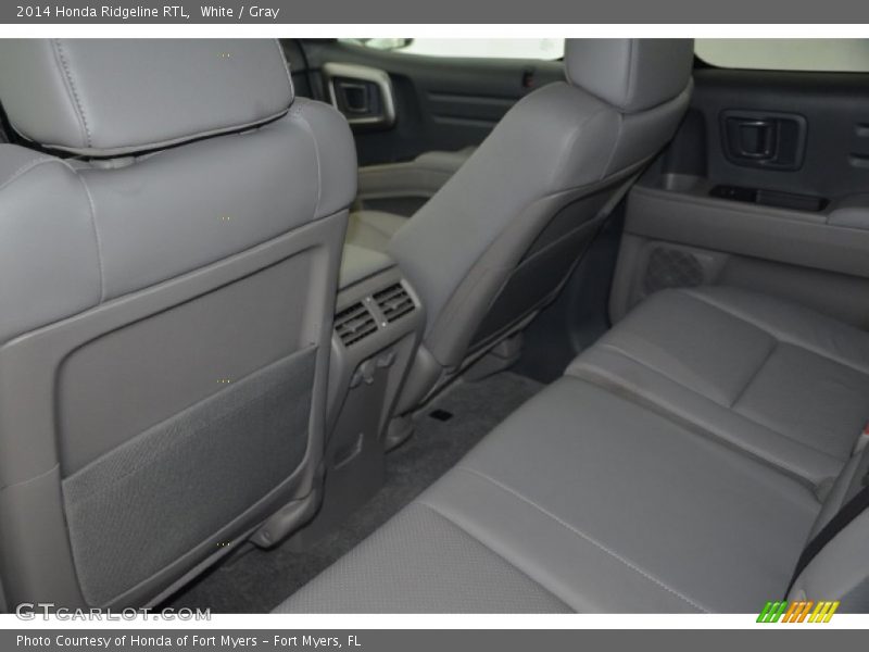 White / Gray 2014 Honda Ridgeline RTL
