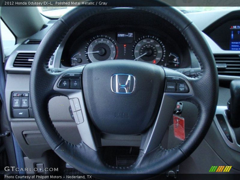 Polished Metal Metallic / Gray 2012 Honda Odyssey EX-L