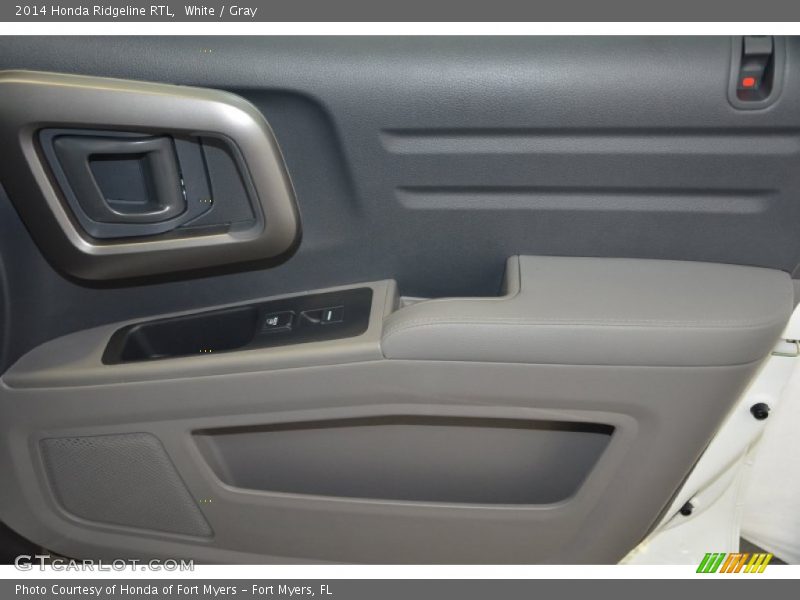 White / Gray 2014 Honda Ridgeline RTL