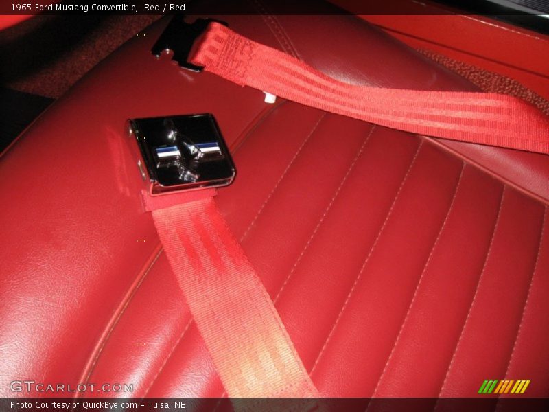 Red / Red 1965 Ford Mustang Convertible