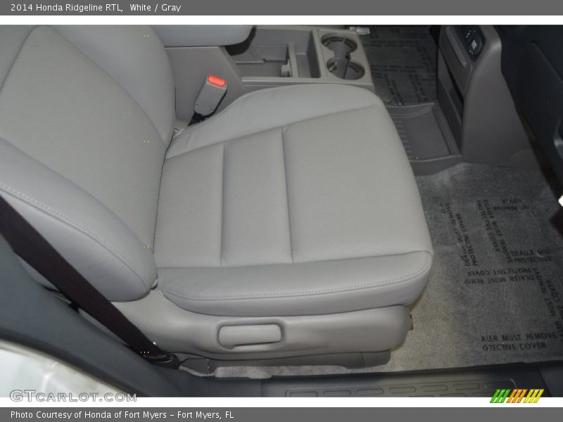 White / Gray 2014 Honda Ridgeline RTL