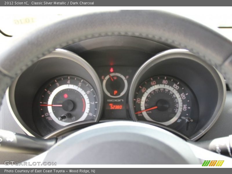 Classic Silver Metallic / Dark Charcoal 2012 Scion tC